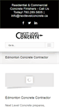 Mobile Screenshot of nextlevelconcrete.ca